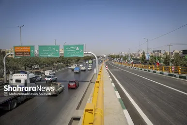 گزارش تصویری | بهره‌برداری از دوربرگردان غیرهمسطح شرقی ابوطالب مشهد