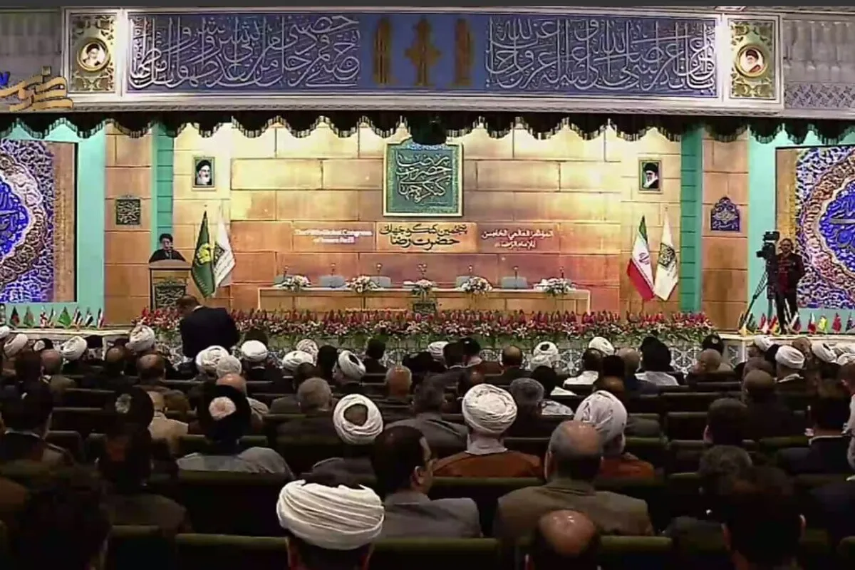 پنجمین کنگره جهانی حضرت‌رضا(ع) در مشهد آغاز به کار کرد + فیلم