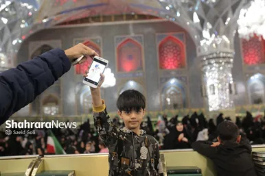 گزارش تصویری | اجتماع مهاجران افغانستانی ساکن مشهد در سوگ قائد امت