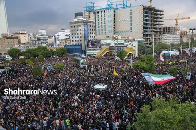 مشهد در ماتم رئیس جمهور شهید (۲)