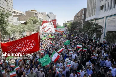 گزارش تصویری | حضور باشکوه مردم مشهد در راهپیمایی جمعه «همدلی و ایستادگی» (۳۰ خرداد ۱۴۰۴)