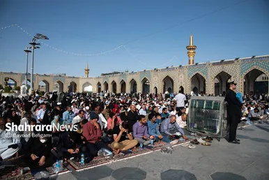 مراسم دعای عرفه در حرم مطهر رضوی