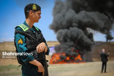 امحای ۵ تُن موادمخدر غیردارویی در مشهد