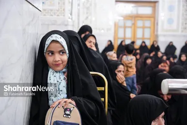 گزارش تصویری | عزاداری هئیت باغ گندم یزد در حرم مطهر رضوی