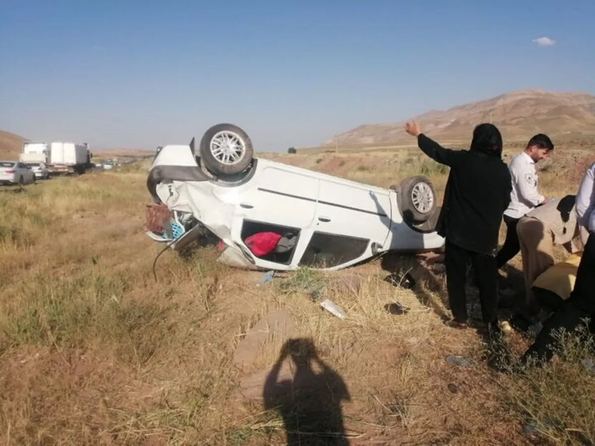 واژگونی خودرو در اتوبان همدان-ساوه یک کشته و سه مصدوم برجای گذاشت (۲۰ خرداد ۱۴۰۵)