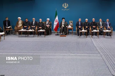 عکس‌هایی از دیدار رئیس‌جمهور و اعضای هیئت دولت چهاردهم با رهبر معظم انقلاب