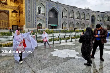 گزارش تصویری | حال و هوای بارانی حرم امام رضا (ع) (۱۹ اسفند ۱۴۰۳)