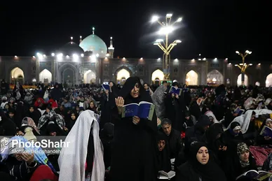 عکس| مراسم احیاء شب نوزدهم ماه رمضان در حرم مطهر رضوی (۱۱ فروردین ۱۴۰۳)