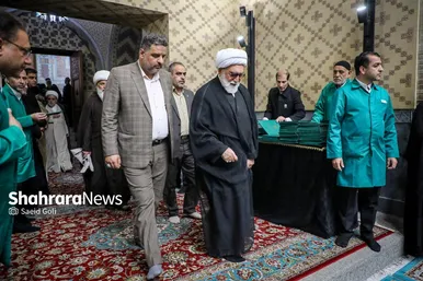 گزارش تصویری | مراسم چهلمین روز شهادت وزیر اطلاعات دولت چهاردهم در حرم مطهر رضوی برگزار شد (۱۰ اردیبهشت ۱۴۰۵)