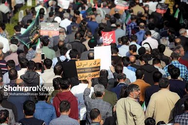 راهپیمایی مردم مشهد در محکومیت جنایت تروریستی در حرم مطهر شاهچراغ (ع)