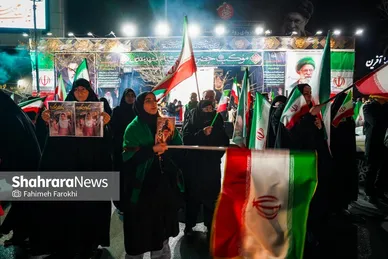 گزارش تصویری | میدان فلسطین مشهد چند ساعت پس از سال تحویل