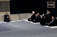 اولین شب مراسم عزاداری حضرت اباعبدالله الحسین(ع) در حسینیه امام خمینی(ره) برگزار شد + فیلم و عکس