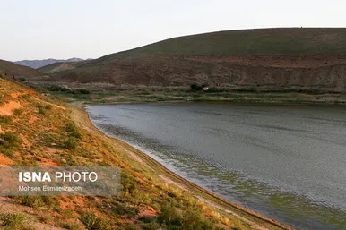عکس‌هایی از دریاچه بزنگان در خراسان رضوی