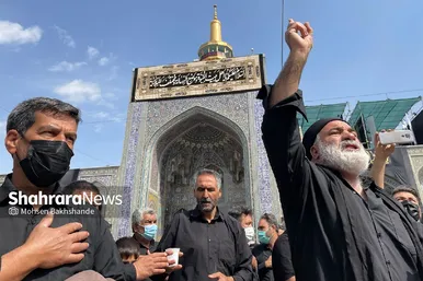 عزاداری روز شهادت امام رضا علیه اسلام در مشهد