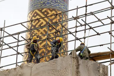 مراسم آغاز عملیات احداث رواق مبارکه امیرالمومنین علیه السلام در حرم رضوی