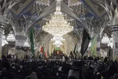 شکرانه بانوان زائر پاکستانی و هندی در حریم ملکوتی امام مهربانی‌ها