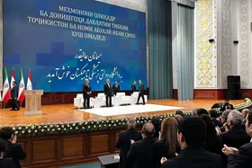 ویدئو| شعرخوانی پزشکیان در دانشگاه علوم پزشکی تاجیکستان