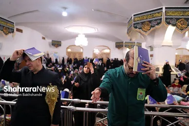 مراسم احیای ناشنوایان در حرم مطهر امام رضا(ع)