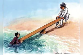 کارتون | کجا دانند حال ما سبکباران ساحل ها؟
