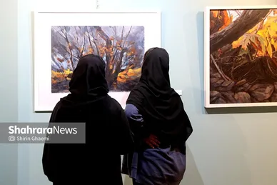 گزارش تصویری | نمایشگاه نقاشی استاد صباغیان با عنوان «فراسوی زمان»