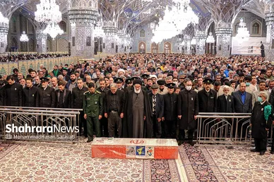 تشییع پیکر شهید مدافع امنیت «حسن براتی» در مشهد