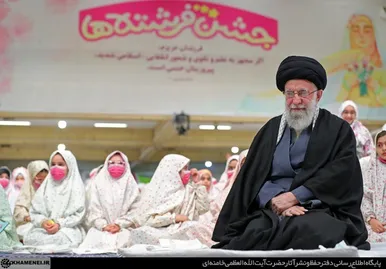 مراسم جشن تکلیف دختران دانش‌آموز در حضور رهبر معظم انقلاب