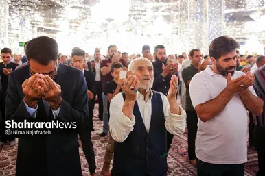 نماز عید سعید قربان در حرم مطهر رضوی