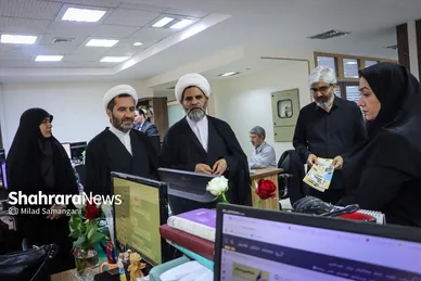 گزارش تصویری | بازدید مدیر کل اوقاف و امور خیریه استان خراسان رضوی از موسسه شهرآرا