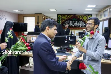 گزارش تصویری | بازدید مدیران استانی و شهری از روزنامه شهرآرا به مناسبت روز خبرنگار - ۲