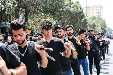 عزاداری روز تاسوعا در مشهد مقدس