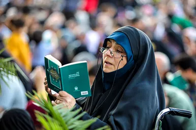 مراسم دعای عرفه در حرم مطهر رضوی