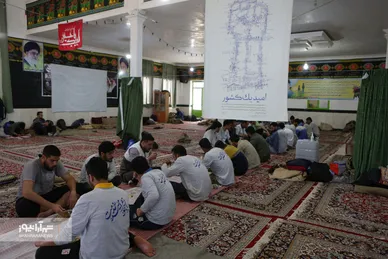 اردوی جهادی در منطقه محروم کوهسرخ