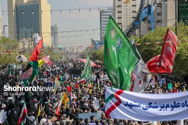 گزارش تصویری | راهپیمایی روز جهانی قدس در مشهد