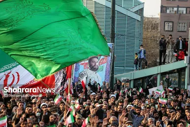 تشییع پیکر شهید مدافع امنیت «حسن براتی» در مشهد