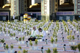 سفره کریم اهل بیت علیه السلام در حرم مطهر رضوی گسترده می&zwnj;شود (۶فروردین۱۴۰۳)
