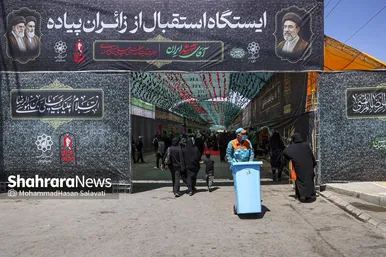 گزارش تصویری | موکب های استقبال از زائران پیاده امام رضا (ع)