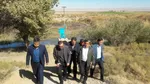 بازدید مسئولان شهری از مسیر رودخانه کشف رود