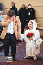 عکس | مراسم ازدواج ۱۱۴ زوج کم‌توان جسمی