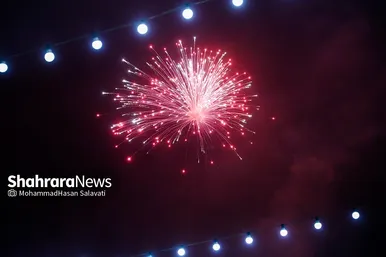 گلباران حرم مطهر رضوی در شب میلاد جوادالائمه (ع)