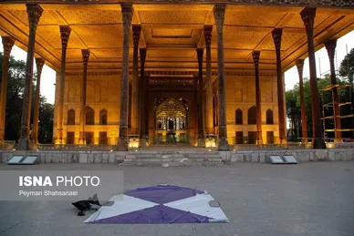 عکس| آسیب به باغ موزه چهلستون اصفهان در تجاوز آمریکا و رژیم صهیونیستی