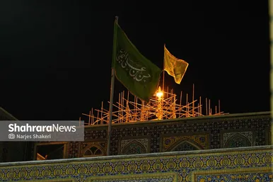حال‌وهوای حرم مطهر امام‌رضا(ع) در شب میلاد کریم اهل‌بیت(ع)
