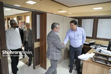 بازدید شهردار مشهدمقدس از موسسه شهرآرا