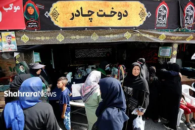 گزارش تصویری | موکب های خدمت رسان به زائران در روزهای پایان ماه صفر در عرصه میدان شهدا مشهد