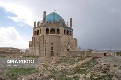 عکس‌هایی از گنبد سلطانیه ساخته دست مغولان