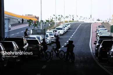 افتتاح تقاطع غیرهمسطح حضرت قمر بنی‌هاشم(ع) در مشهد