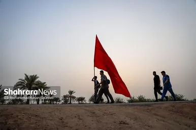 گزارش تصویری | زائران پیاده کربلا در طریق العلما