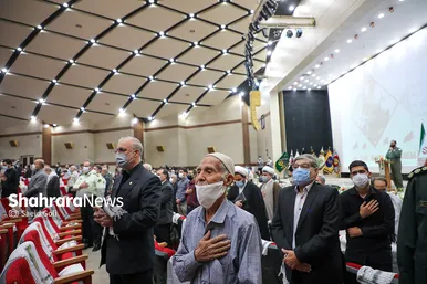 تجلیل از پیشکسوتان دفاع مقدس خراسان رضوی همزمان با سراسر کشور