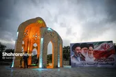 رونمایی از یادمان شهدای بوستان‌های خورشید و اردیبهشت در مشهد
