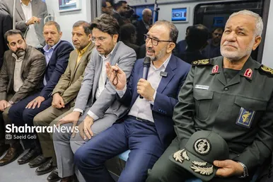 عملیات «تست‌گرم» بخش اول خط سوم قطار شهری مشهد