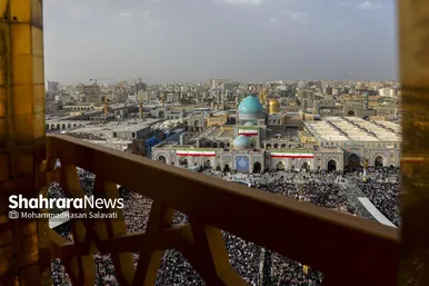 گزارش تصویری | مراسم پر فیض دعای عرفه در حرم مطهر رضوی | سه شنبه ۵ خرداد ۱۴۰۵